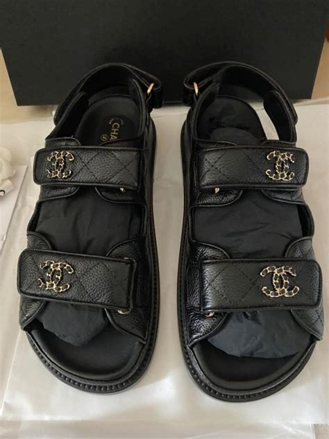 dior vs chanel dad sandals